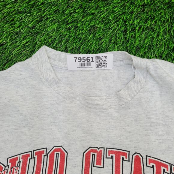 Vintage 90s Ohio State University Shirt Womens XL 21x25 Arch - Picture 8 of 12
